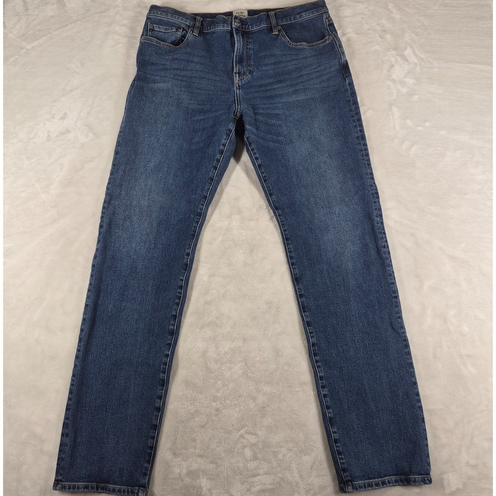 Flint And Tinder Jeans Men's 34x34 Blue Denim Straight Fit Stretch Casual‎ Pants